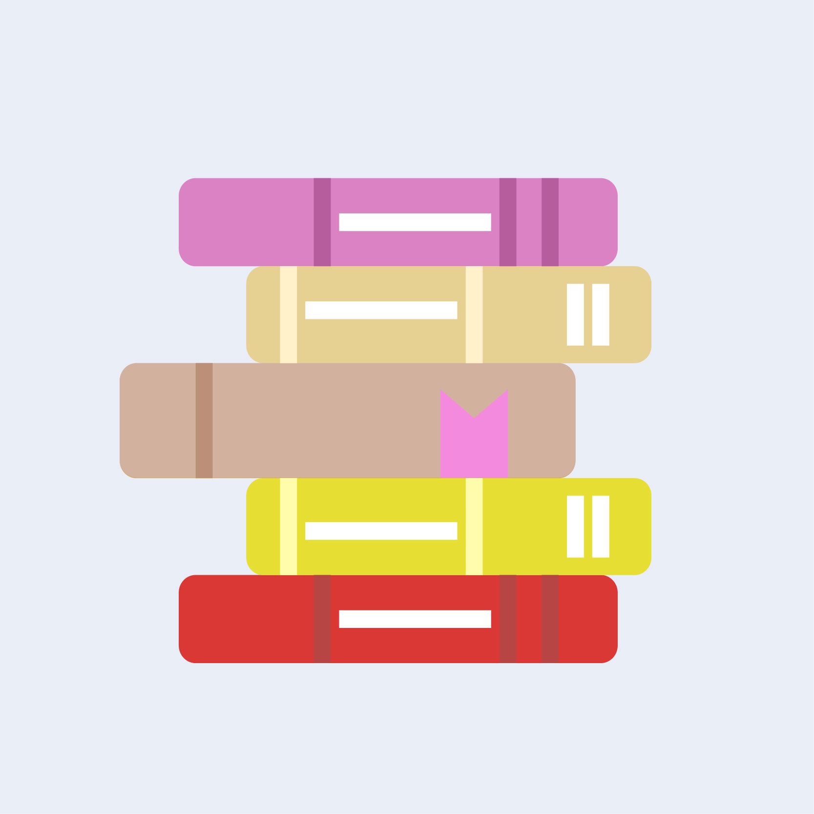 Books icon cartoon vector | EPS | SVG | JPG Free Download
