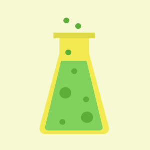 Chemistry icon vector in EPS Design