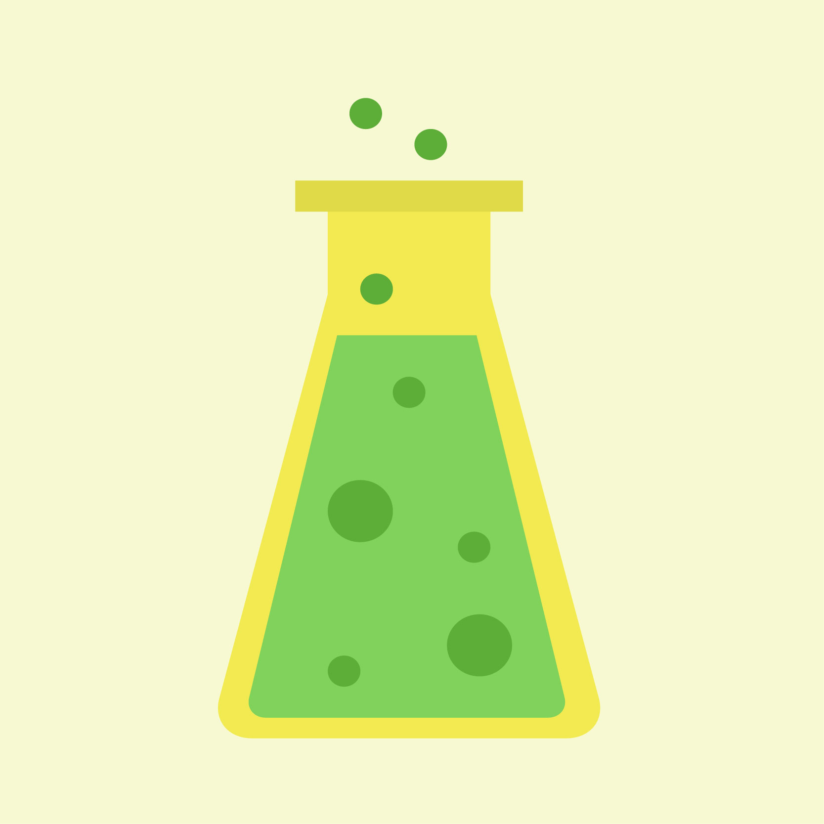 Chemistry icon vector in EPS Design
