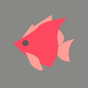 Fish icon vector cartoon style – EPS Design Illustration file