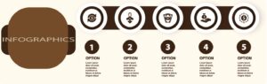 Infographic design vector