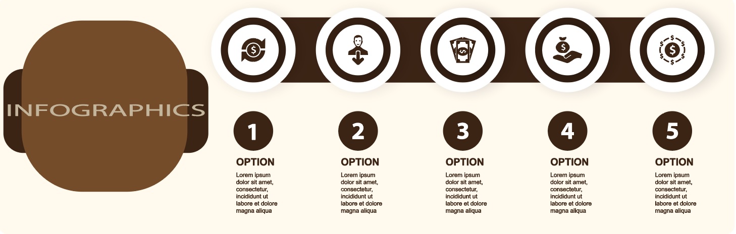 Infographic design vector