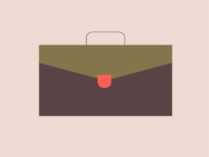 Office business bag icon vector – Illustration for EPS File