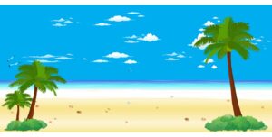 Sea sore vector background