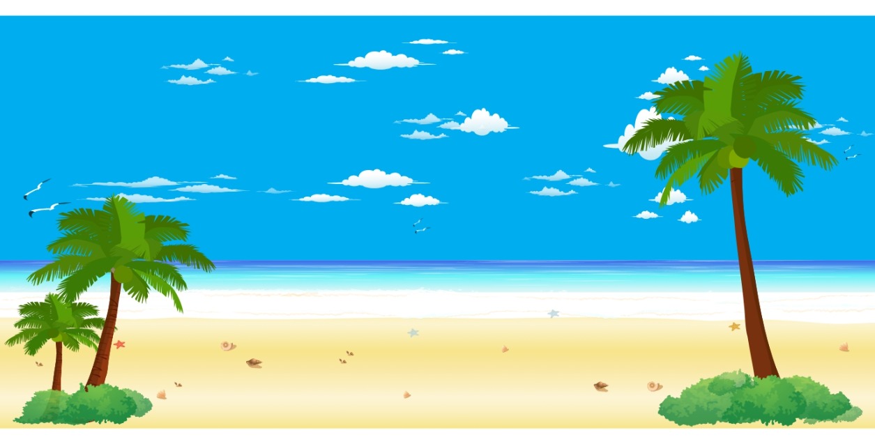 Sea sore vector background