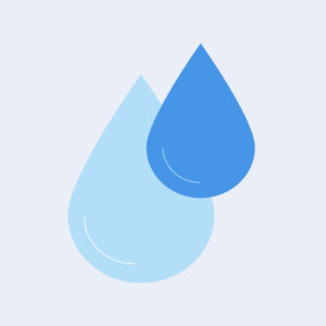 Water drops icon vector – EPS Design