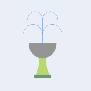 Water fountain icon vector free download