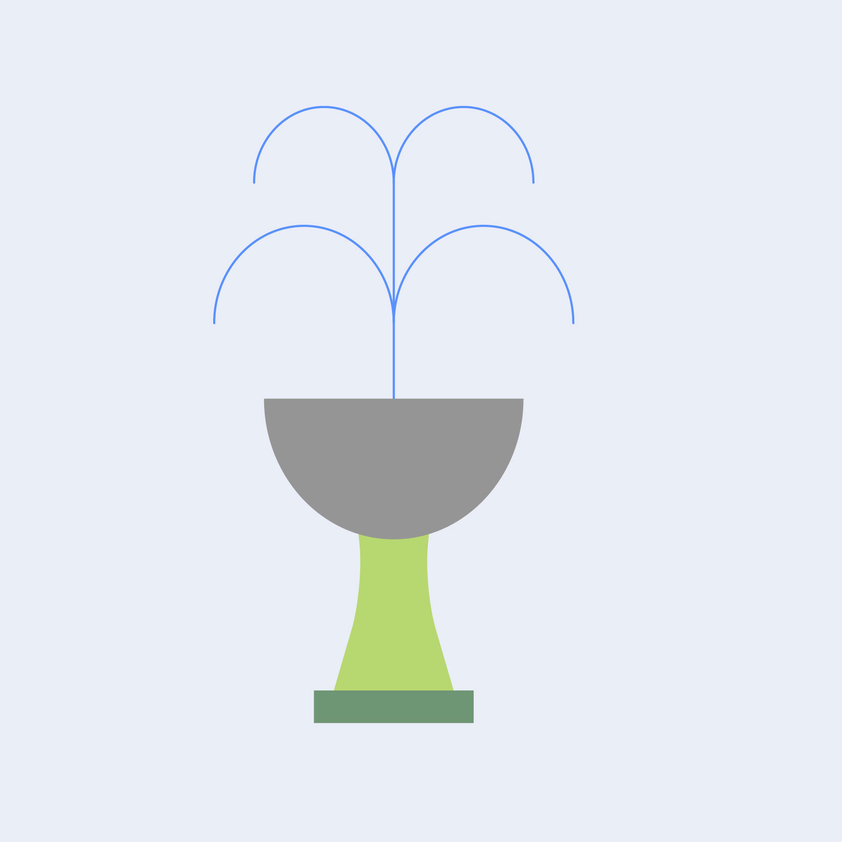 Water fountain icon vector free download