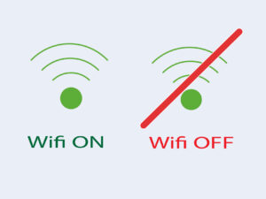 Wifi on off icon set vector illustration in EPS – Image File download