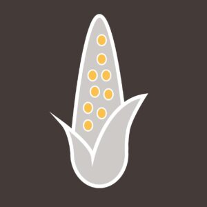 Corn icon vector – vegetables, organic design in eps