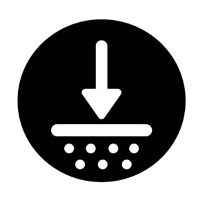 Download icon vector : Flat UI Button | EPS Illustration