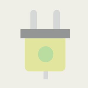 Electrical plug vector flat UI graphics EPS design download