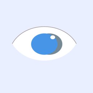 Eye icon vector Flat UI Illustration EPS Design