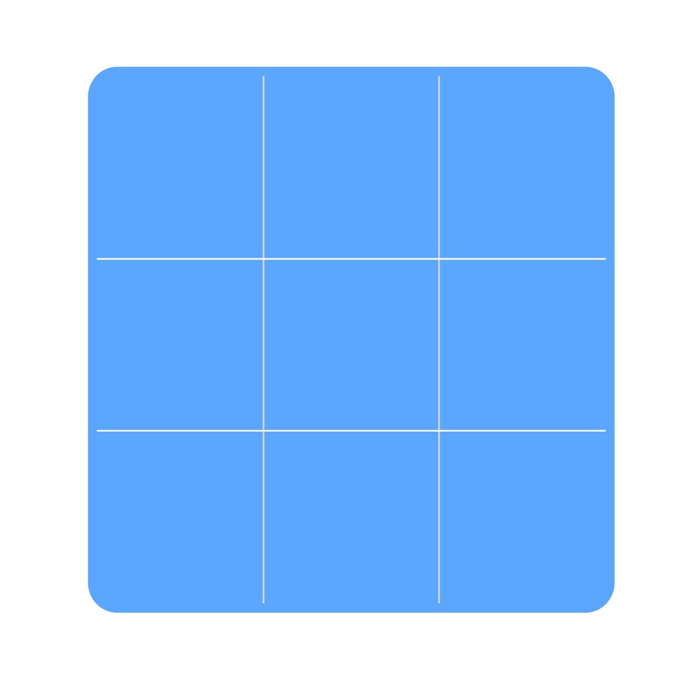 Grid frame icon vector UI Design – EPS illustration art outline