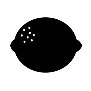 Lime silhouette icon vector (Fruits Lamon Graphics EPS)