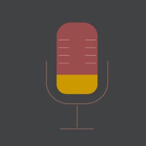 Microphone icon vector – Graphical flat UI design in EPS