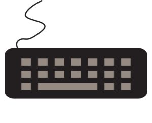 PC Keyboard icon vector EPS Design