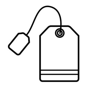 Price tag icon vector | Graphics Flat UI Illustration