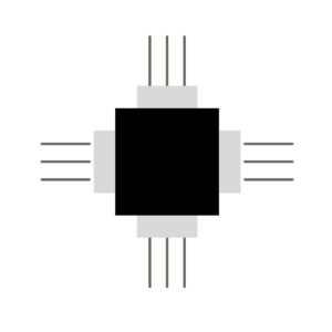 Processor icon vector & Graphics illustration EPS design