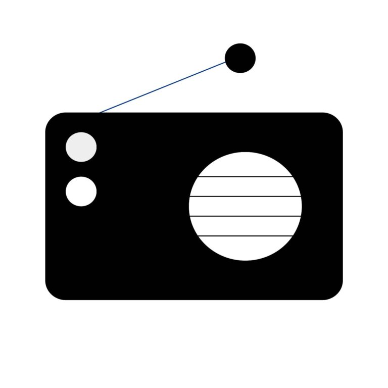 Vintage style Radio Icon Vector | EPS & Images Free Download