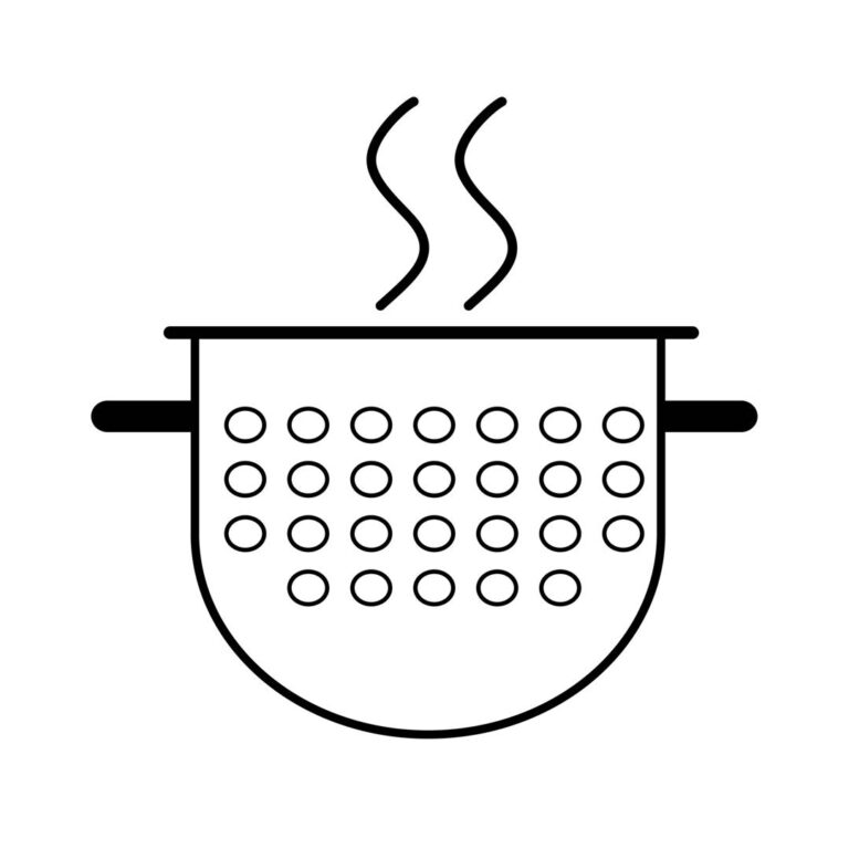 Strainer icon vector – tea, food, drink images