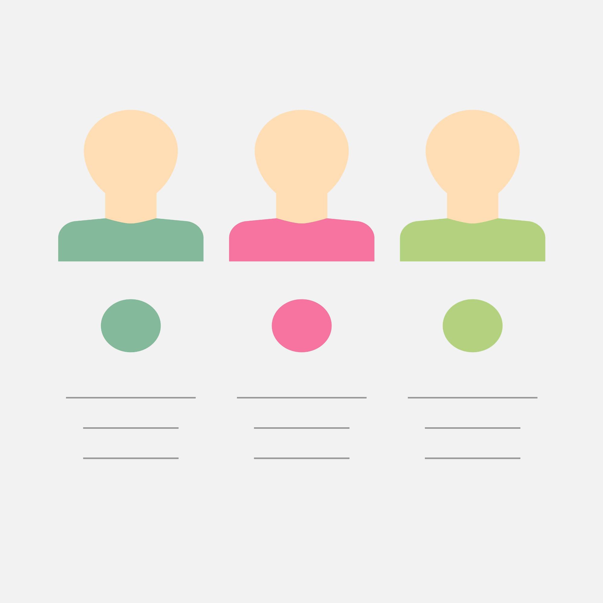 Team Profile card icon vector UI image & graphic free download