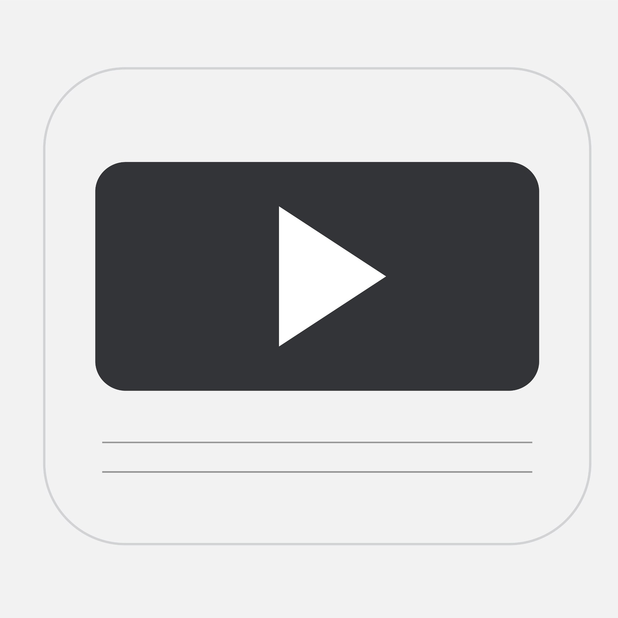 Video icon vector image, jpg, svg, eps file free download