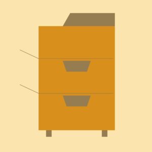 Xerox printer cartoon style vector | EPS Illustration | JPG | SVG