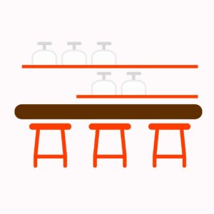 Bar counter vector – Simple graphics & Images