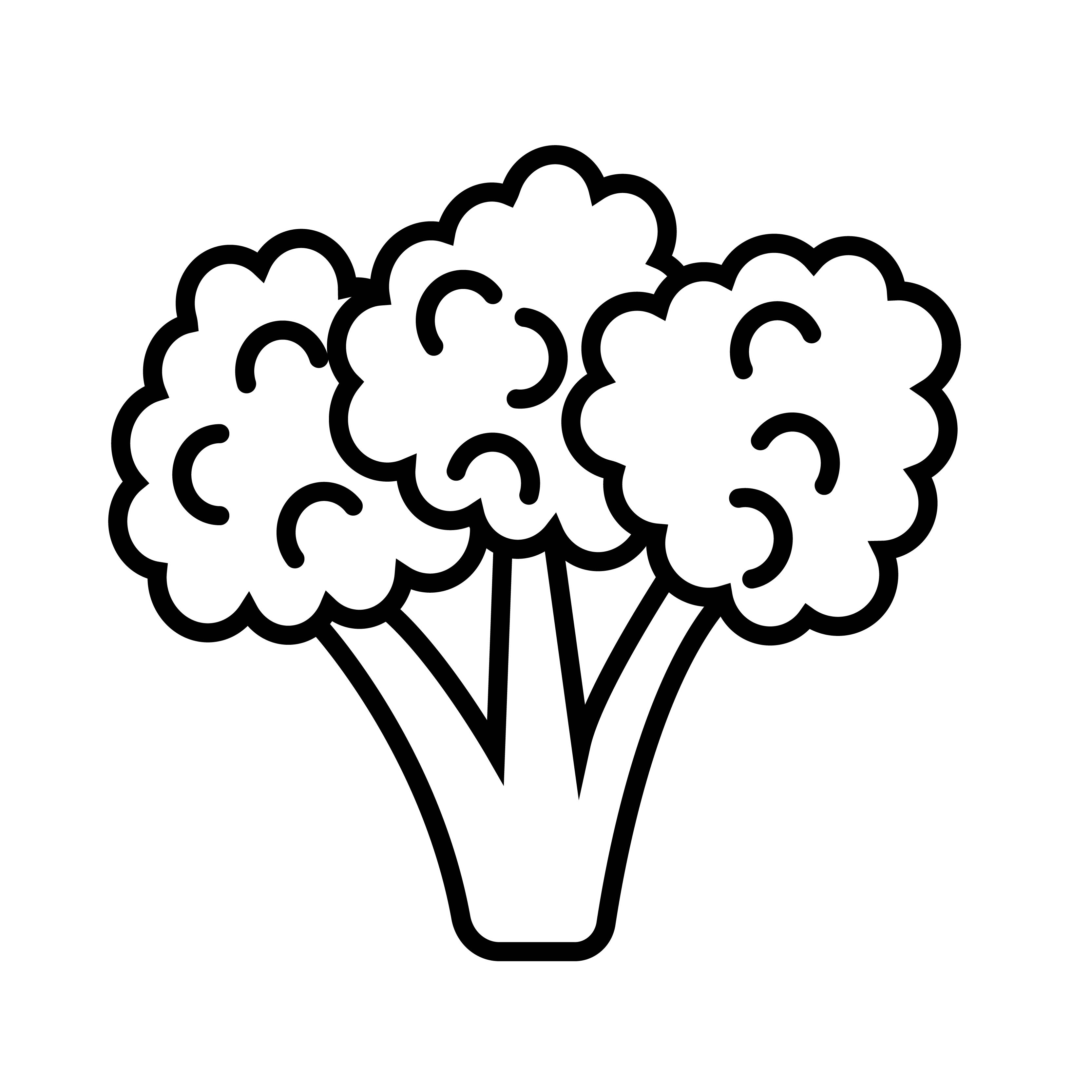 Broccoli icon vector – Vegetables images in EPS