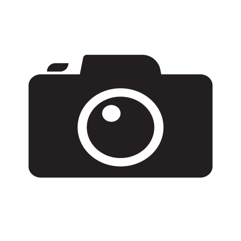 camera icon Silhouette vector illustration