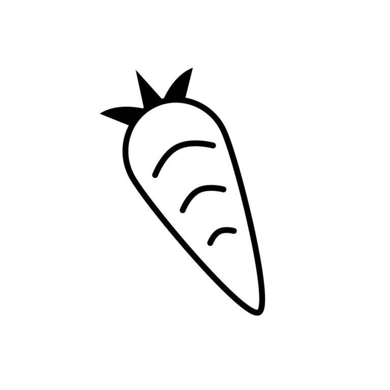 Carrot icon vector – Vegetables & fruits images | EPS