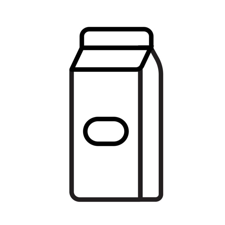 Drink pouch icon vector | Paper Pack icon in EPS
