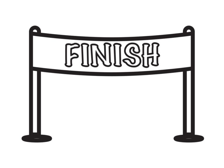 Finish line icon vector & Images | EPS, JPG, SVG