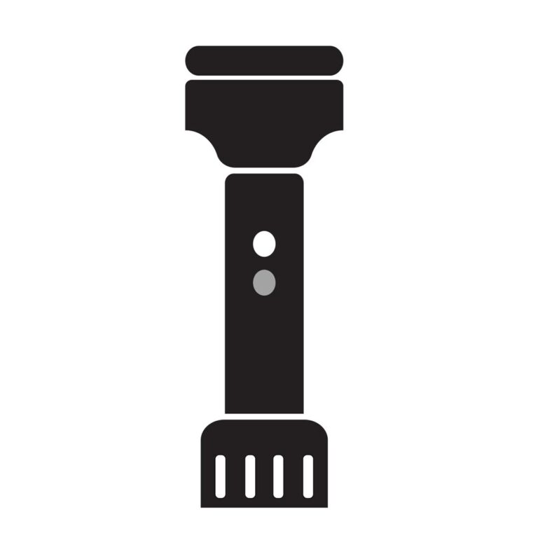 Flashlight icon vector – Graphics & Images