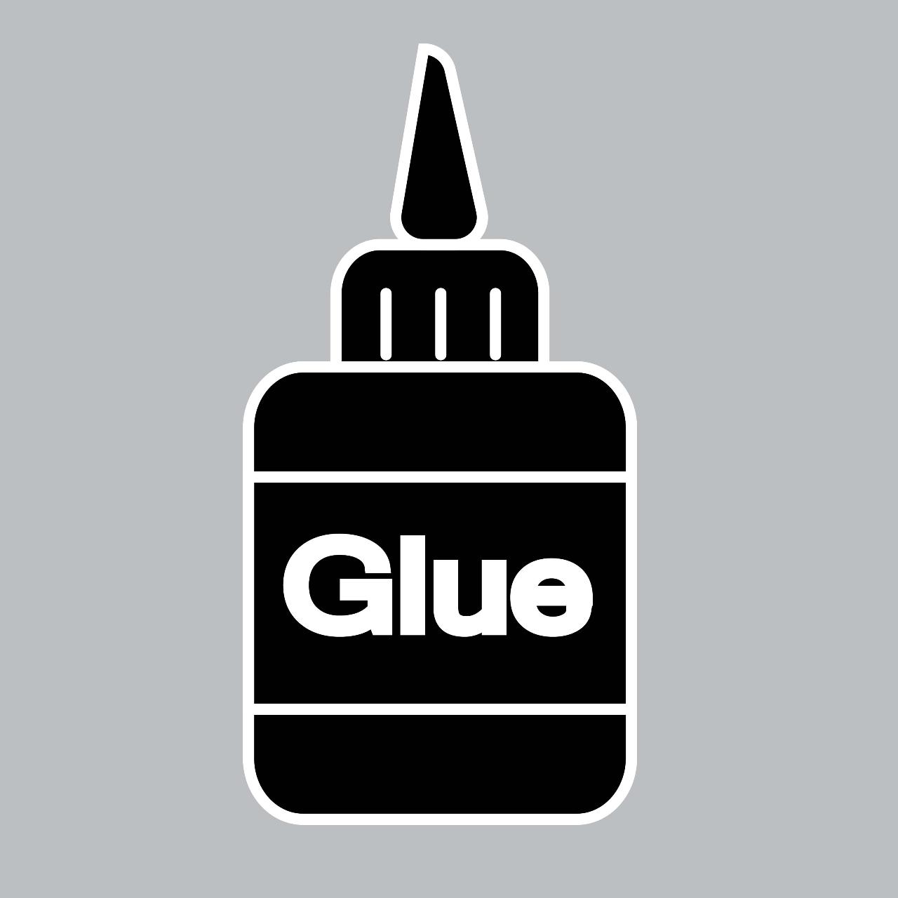 Glue icon vector flat design art – EPS Download