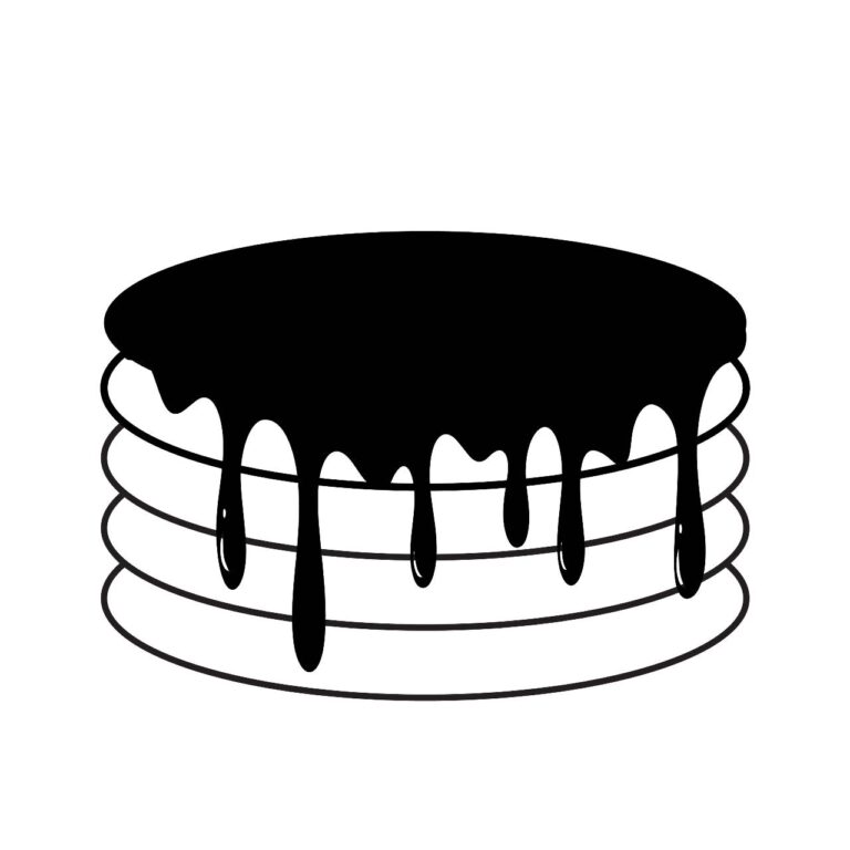 Pan cake icon vector (EPS Design) – Restaurant & Kitchen graphics
