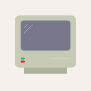 Retro mac pc vector – iMac, Apple – Image, JPG, SVG, EPS