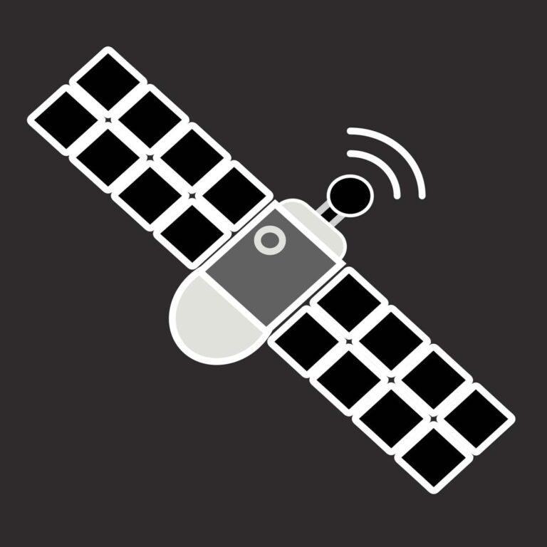 Satellite icon vector – Graphics & Illustration in EPS