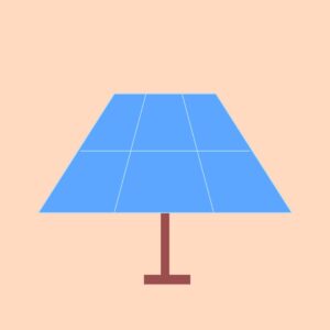 Solar panel icon vector EPS illustration isolated graphics