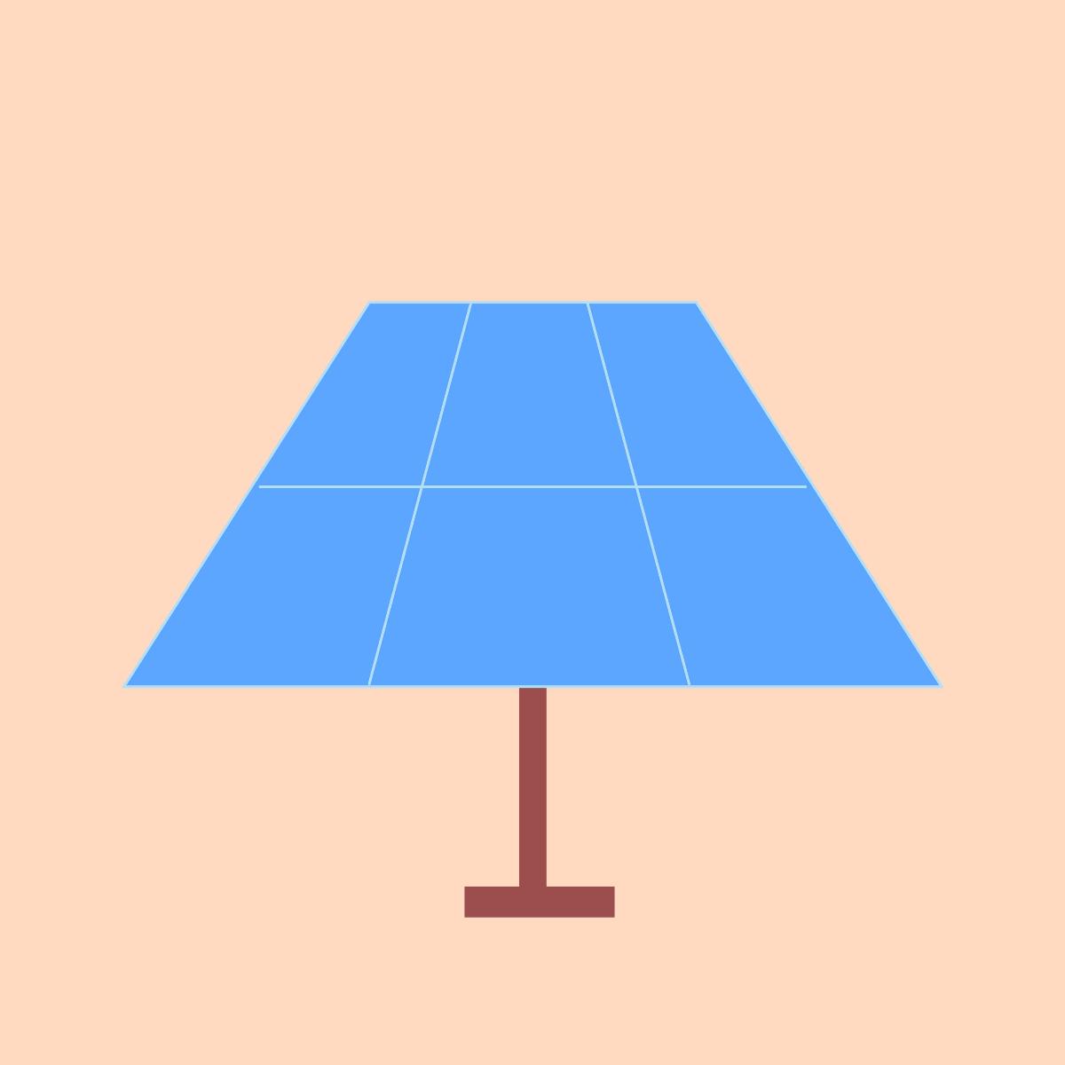Solar panel icon vector EPS illustration isolated graphics