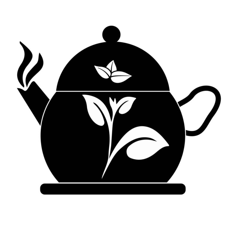 Teapot icon vector – Silhouette, EPS, Images