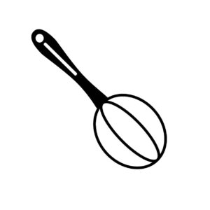 Whisk beater icon vector – Line art Graphics – EPS, JPG, SVG