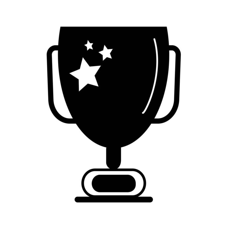 Trophy cup icon vector – Award EPS Design & Image