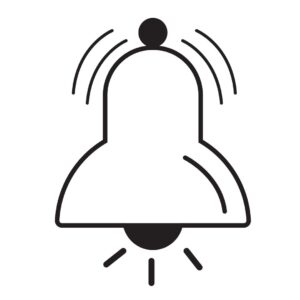Bell icon vector and graphical design & images