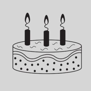 Cake icon vector | Free Icons & Vectors