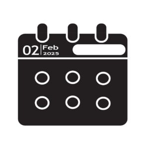 Calendar outline vector graphical images