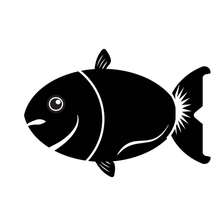 Free fish icon vector illustration in EPS, JPG, SVG (Image)
