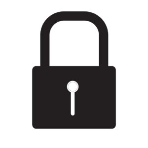 Padlock icon vector symbol EPS design & Images