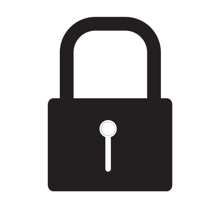 Padlock icon vector symbol EPS design & Images